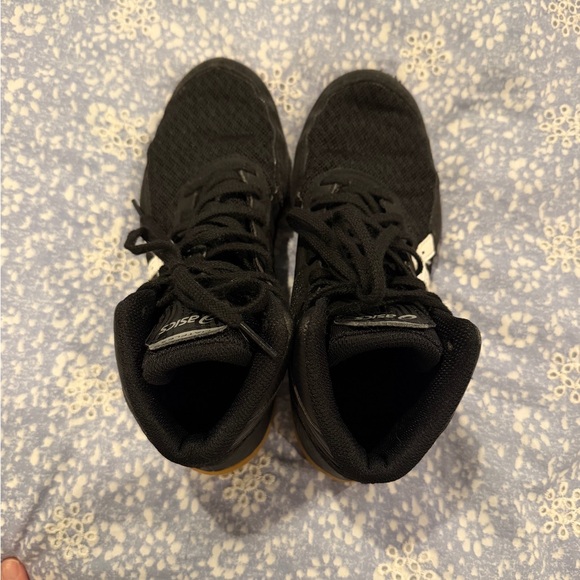 ASICS Kids Black and White Wrestling Shoes - Picture 5 of 6